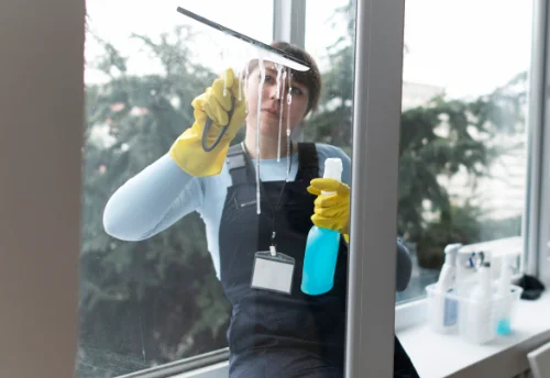Nettoyage de vitres intérieures et extérieures à Challet